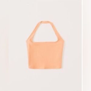 Abercrombie & Fitch Double-Layered Seamless Fabric Halter Tank